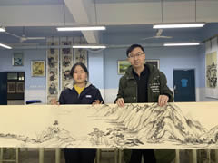 【本事】妙手丹青！綿陽(yáng)12歲女生臨摹《富春山居圖》